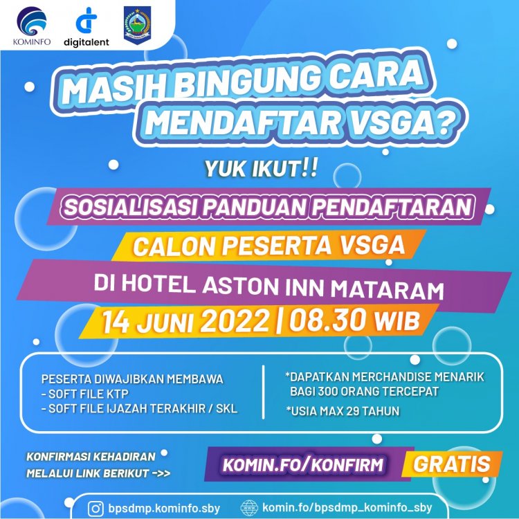 Pendaftaran Talkshow Publikasi VSGA