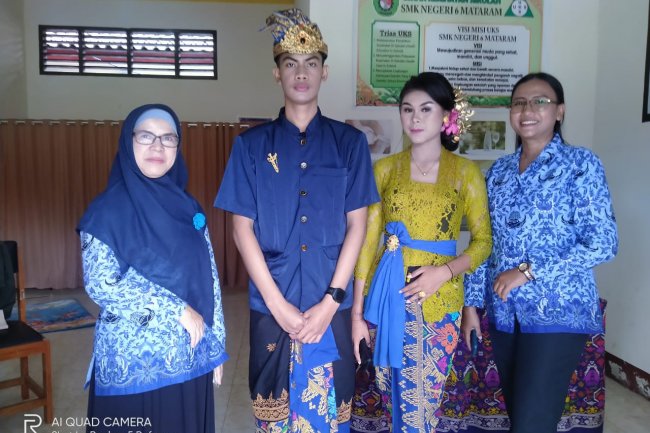 SMK NEGERI 6  MATARAM MENDUKUNG EVENT WSBK DI KUTA LOMBOK TENGAH
