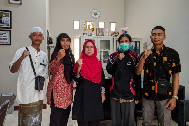 Kegiatan Pembelajaran Jarak Jauh (PJJ) Komatsu Class Program Link N Match SMKN 6 Mataram - PT. Komatsu Indonesia