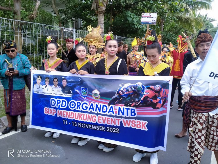 SMK NEGERI 6  MATARAM MENDUKUNG EVENT WSBK DI KUTA LOMBOK TENGAH