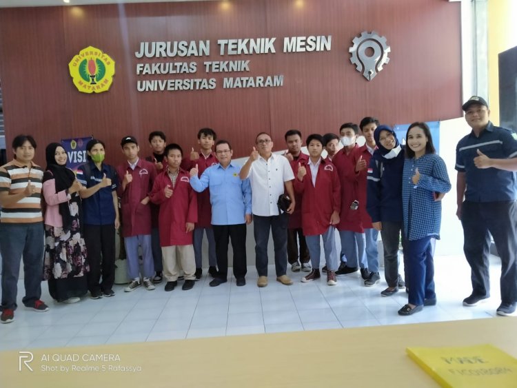 WISATA BELAJAR SMK NEGERI 6 MATARAM KE UNIVERSITAS MATARAM