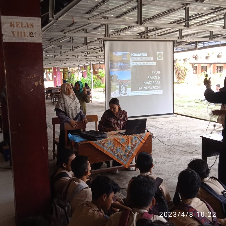 SMK NEGERI 6 MATARAM Promosi ke Sejumlah SMP DI WILAYAH KOTA MATARAM