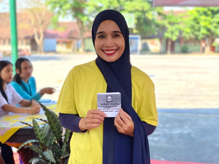 Pemilihan Ketua dan Wakil Ketua OSIS SMKN 6 Mataram Memasuki Babak Pemungutan Suara Periode 2023-2024
