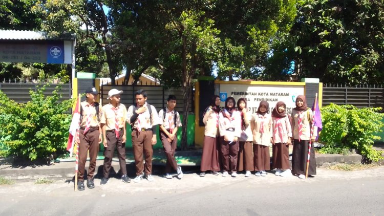 Perkemahan Sabtu Minggu (PERSAMI) Meriahkan Angkatan Ke-VI Pramuka SMKN 6 Mataram