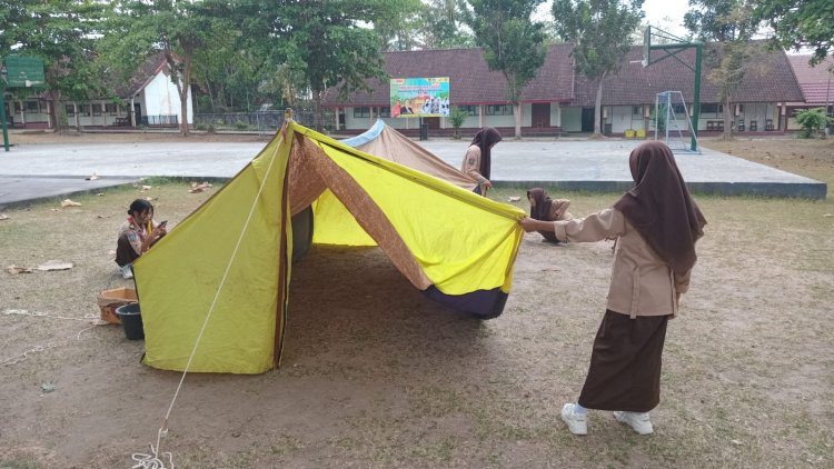 Perkemahan Sabtu Minggu (PERSAMI) Meriahkan Angkatan Ke-VI Pramuka SMKN 6 Mataram
