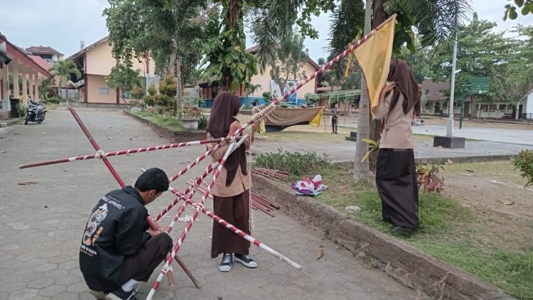 Perkemahan Sabtu Minggu (PERSAMI) Meriahkan Angkatan Ke-VI Pramuka SMKN 6 Mataram