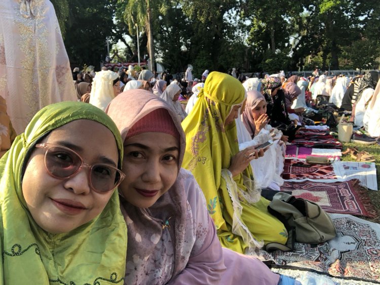 SMK Negeri 6 Mataram mengikuti Shalat Istisqa' Bersama Jajaran Pemerintah Provinsi NTB