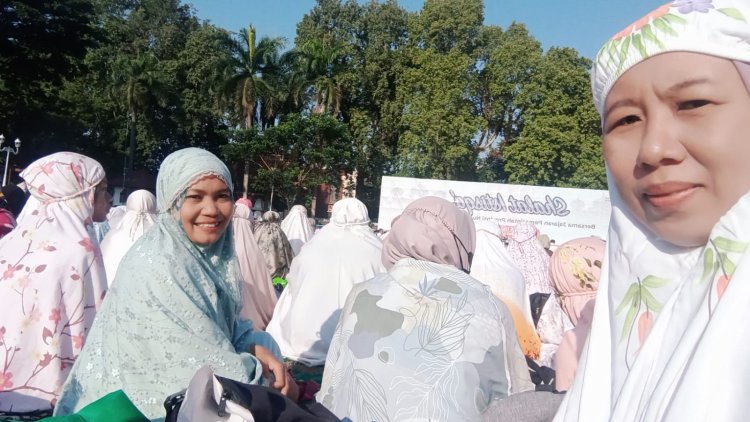 SMK Negeri 6 Mataram mengikuti Shalat Istisqa' Bersama Jajaran Pemerintah Provinsi NTB