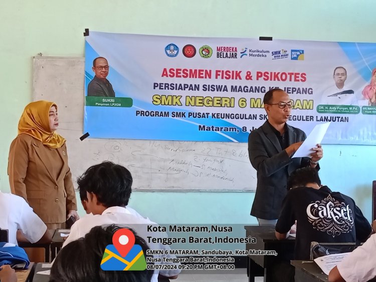 Rekrutmen Magang Jepang di SMKN 6 Mataram